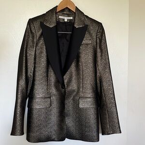 Veronica Beard Ashburn Metallic Blazer Jacket in size 6
